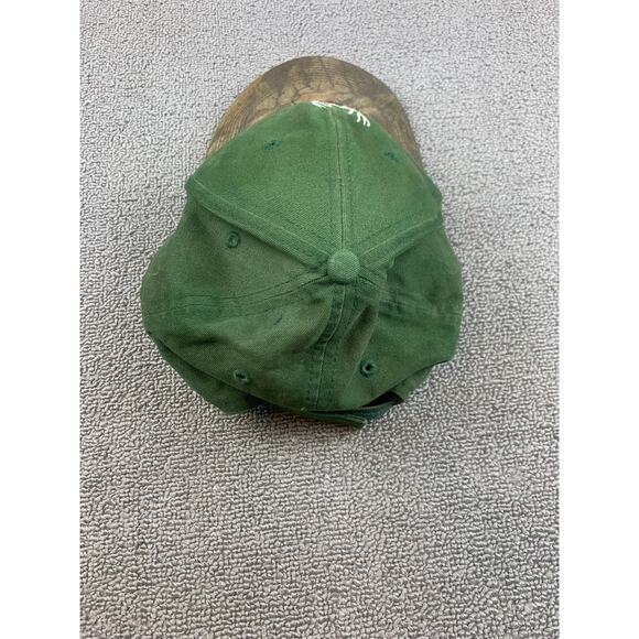 Vintage Buckmasters One Size Green Camo Hunting Deer Hat Adjustable Cap - Picture 7 of 7